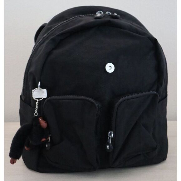 Kipling KI0365-0DH Women\'s Medium Size Black Tonal Fiona Nylon Backpack main image 14